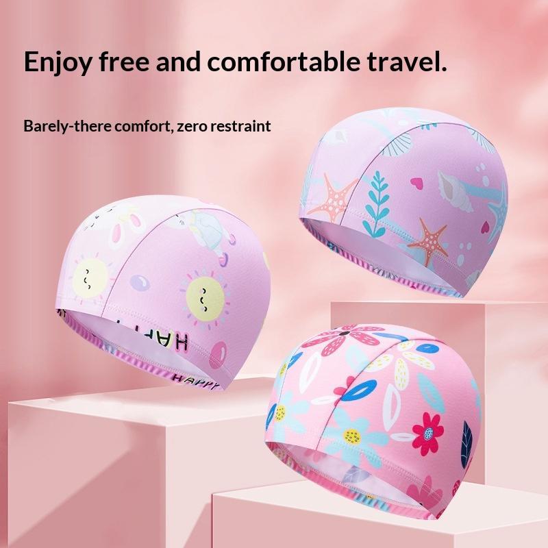 หมวกว่ายน้ำลายการ์ตูนสำหรับเด็ - Swim Hat Silicone บทวิจารณ์และราคา