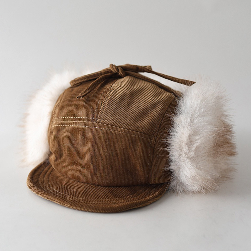 หมวกบอมเบอร์ผ้าลูกฟูก 5 แผง ใส - Corduroy Cap 5 Panel บทวิจารณ์และราคา