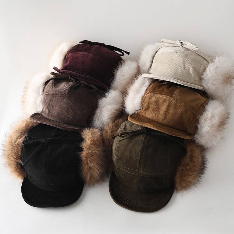หมวกบอมเบอร์ผ้าลูกฟูก 5 แผง ใส - Corduroy Cap 5 Panel บทวิจารณ์และราคา