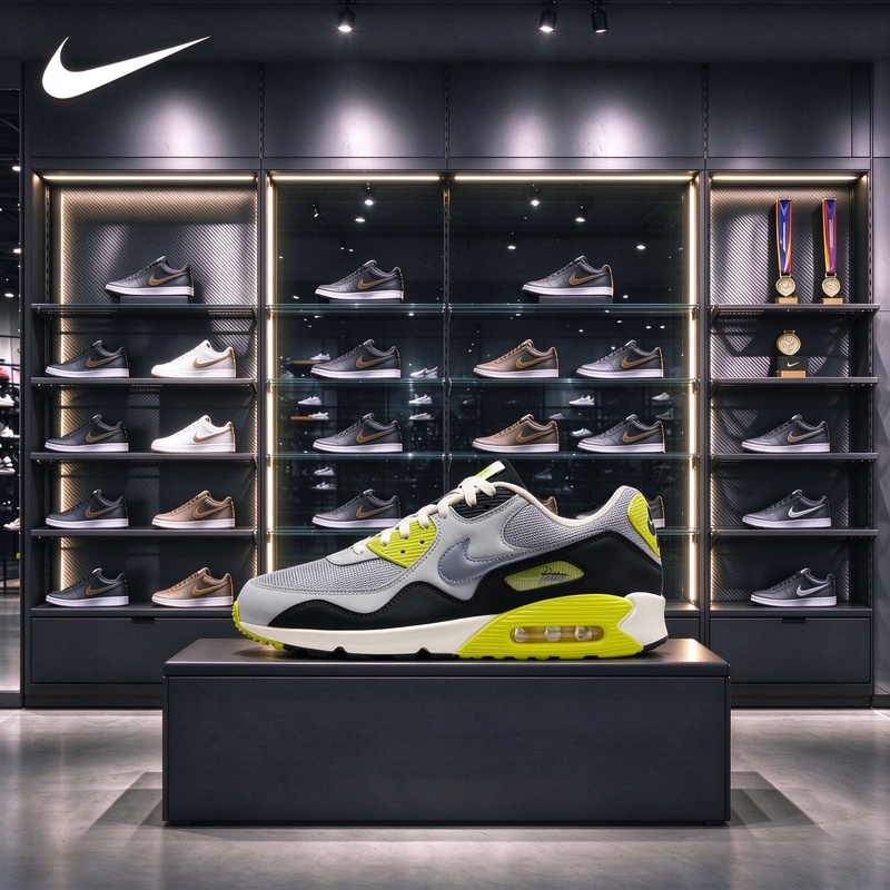 รองเท้าผ้าใบ Nike Air Max 90 ส - Nike Shoes Air Max 90 บทวิจารณ์และราคา