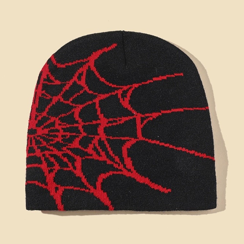 หมวกบีนนี่ลายใยแมงมุมสไตล์โกธิ - Beanie Cuffed Knit บทวิจารณ์และราคา