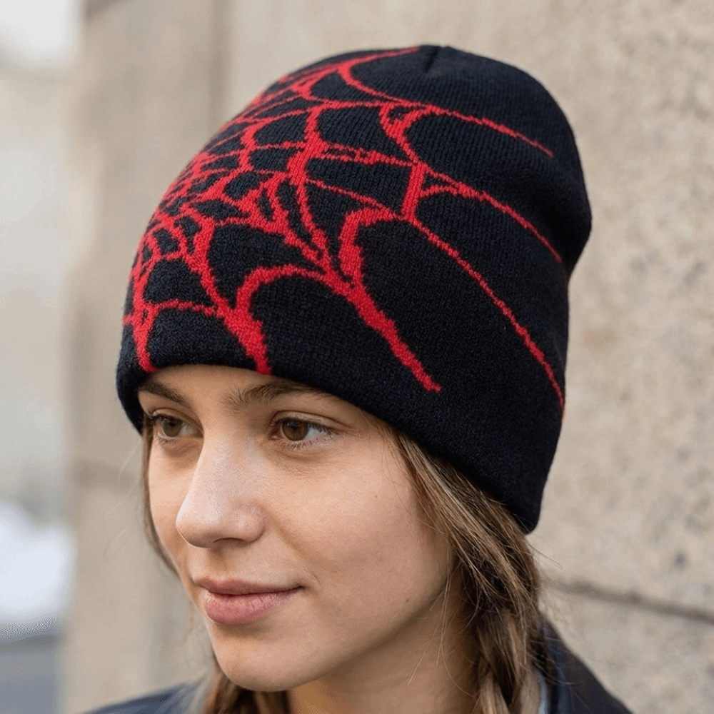 หมวกบีนนี่ลายใยแมงมุมวินเทจ นุ - Beanie Cuffed Knit บทวิจารณ์และราคา
