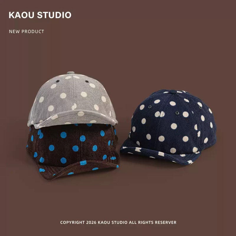 หมวกเบสบอลผ้าลูกฟูกลายจุด ยูนิ - Corduroy Cap 5 Panel บทวิจารณ์และราคา