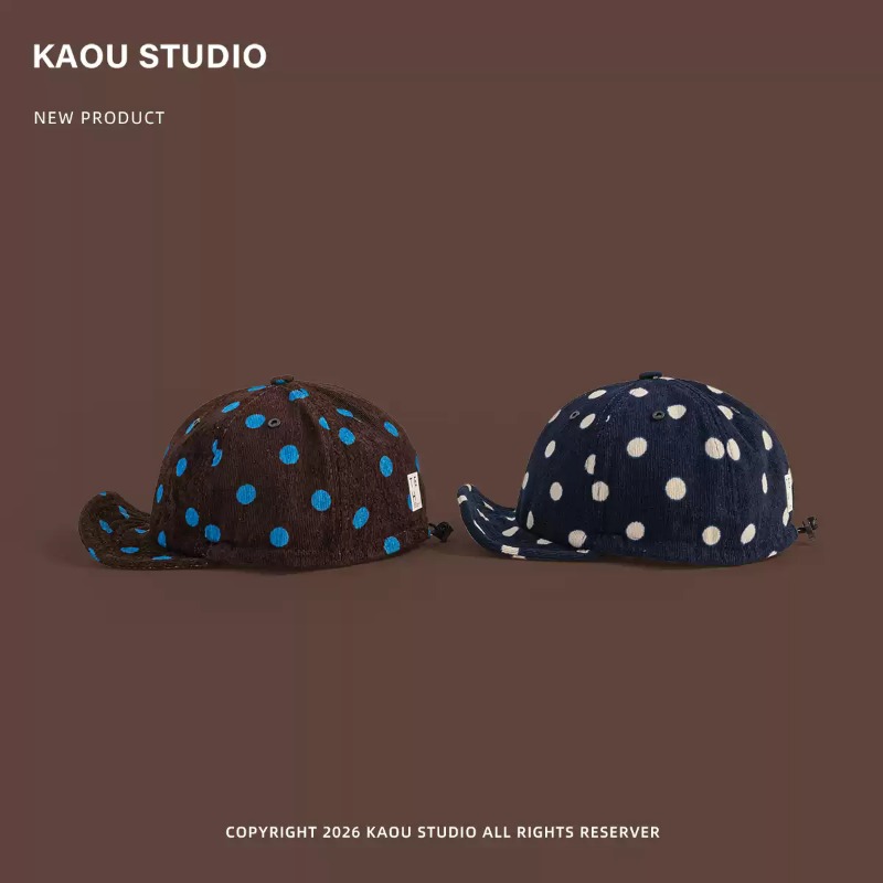 หมวกเบสบอลผ้าลูกฟูกลายจุด ยูนิ - Corduroy Cap 5 Panel บทวิจารณ์และราคา