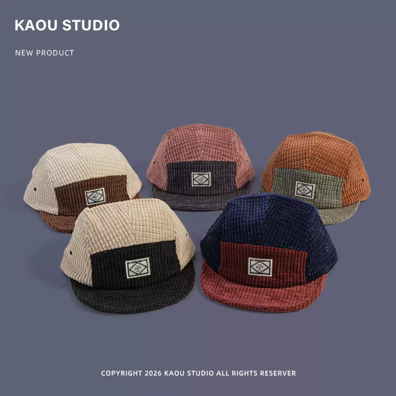หมวกเบสบอล 5 แผง ผ้าลูกฟูก ลาย - Corduroy Cap 5 Panel บทวิจารณ์และราคา
